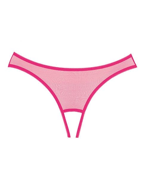 Allure Lingerie Crotchless Panty One Size Fits Most / Pink Adore 'Expose' Panty at the Haus of Shag