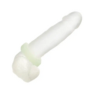 Alpha Liquid Silicone Glow in the Dark Prolong Cock Ring - Penis Enhancement