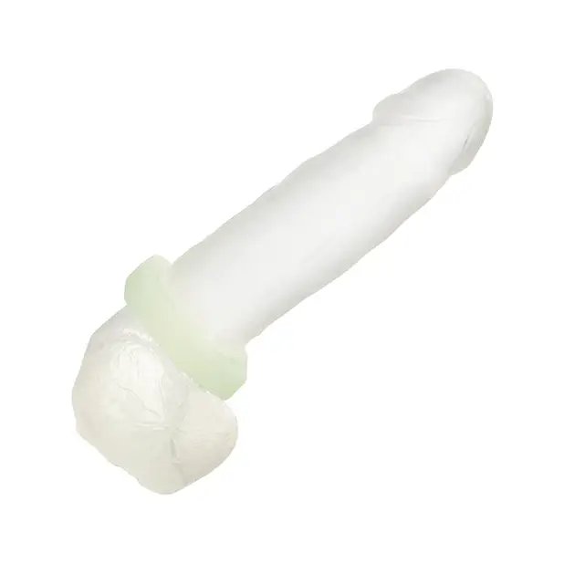 Alpha Liquid Silicone Glow in the Dark Prolong Cock Ring - Penis Enhancement