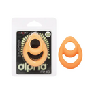 Alpha Liquid Silicone Glow in the Dark Teardrop Cock Ring - Penis Enhancement