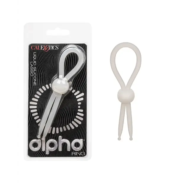 Alpha Liquid Silicone Lasso Cock Ring - Natural - Penis Enhancement