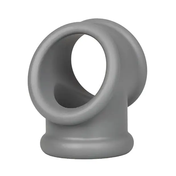 CalExotics Penis Enhancement Alpha Liquid Silicone Precision Ring - Grey at the Haus of Shag