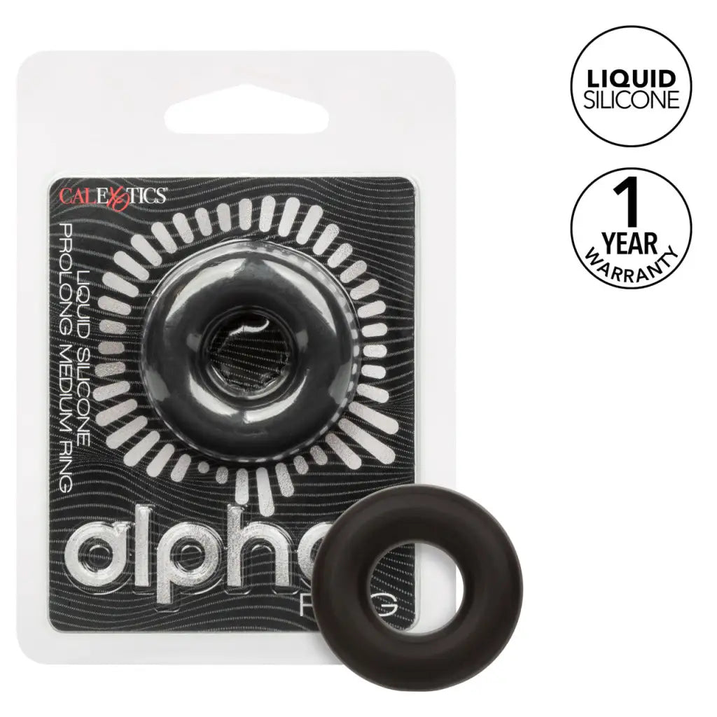 Alpha Liquid Silicone Prolong Medium Ring - Sextoys for Couples