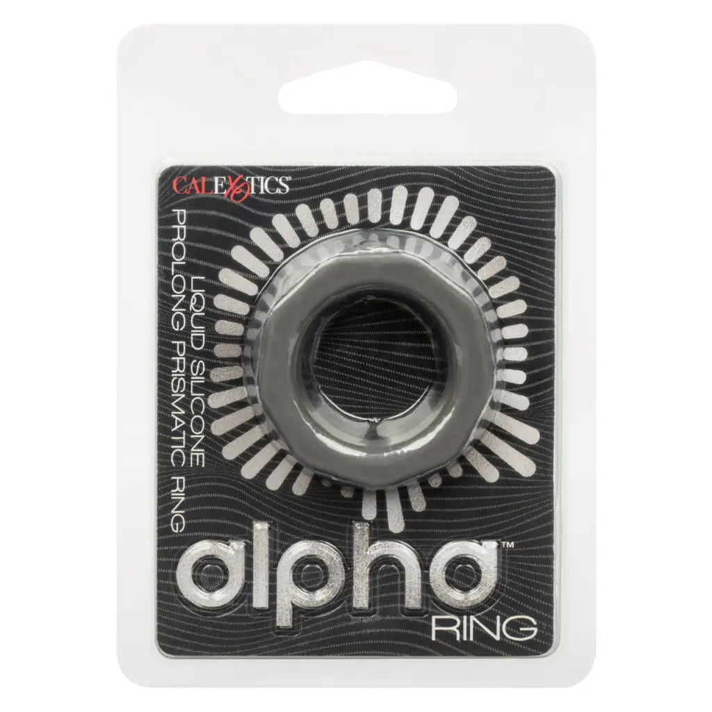 Alpha Liquid Silicone Prolong Prismatic Ring - Sextoys for Couples