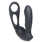 Alpha-Pro 7X P-STRAP Milker Vibrating Prostate Stim silicone sex toy with curved shape