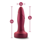 Anal Adventures Matrix By Blush Atomic Plug - Red - Powered Butt Plug