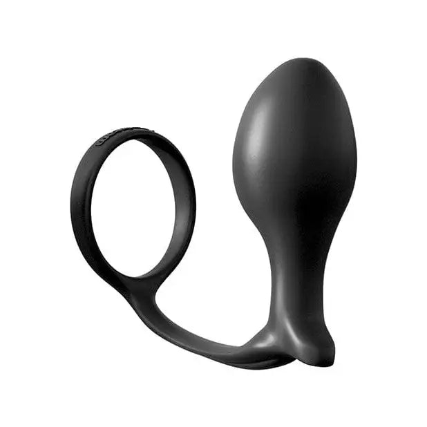 Anal Fantasy Plug Black Anal Fantasy Ass-Gasm Cock Ring Advanced Plug at the Haus of Shag