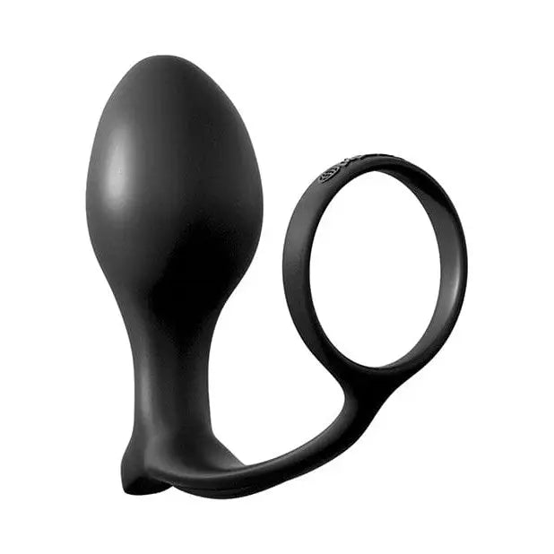 Anal Fantasy Plug Black Anal Fantasy Ass-Gasm Cock Ring Advanced Plug at the Haus of Shag