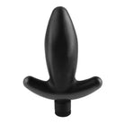 Black silicone Beginner’s Anal Anchor with flared base for comfortable and safe play