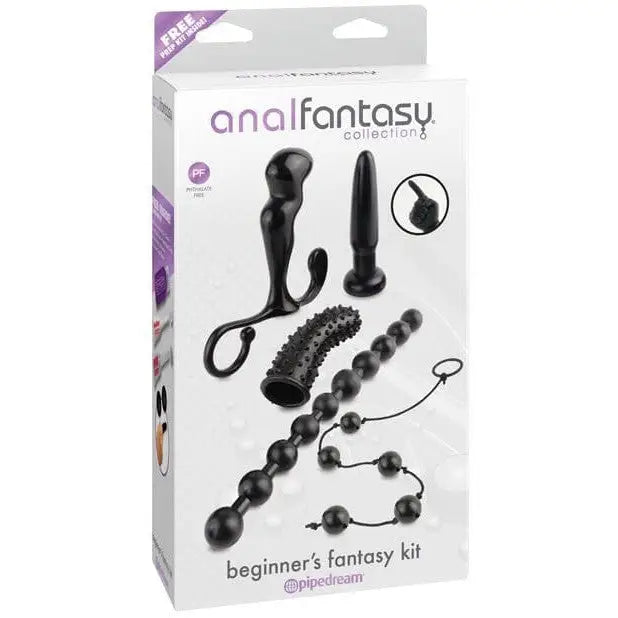 Anal Fantasy Anal Kit Black Anal Fantasy Beginner's Fantasy Kit at the Haus of Shag