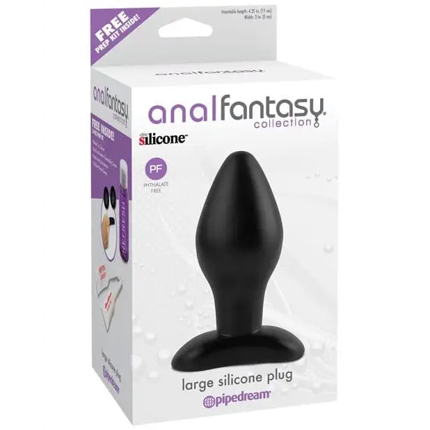 Mini silicone plug from the Anal Fantasy collection in retail packaging