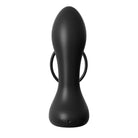 Black silicone Anal Fantasy Elite Ass Gasm Pro Rechargeable plug with loop handle