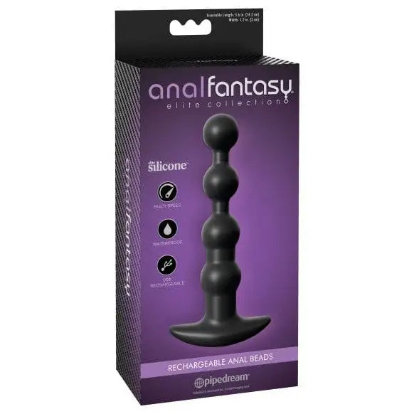 Anal Fantasy Anal Beads Anal Fantasy Elite Anal Beads Rechargeable at the Haus of Shag