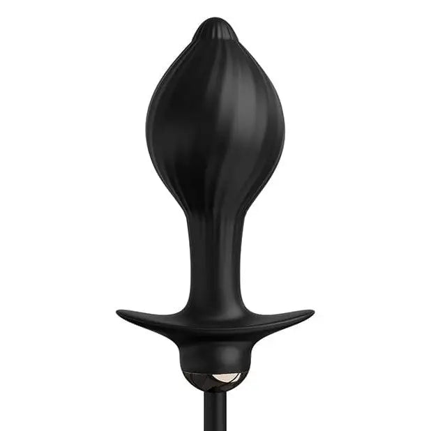 Anal Fantasy Inflatable Plug Anal Fantasy Elite Collection Auto Throb Inflatable Vibrating Plug - Black at the Haus of Shag