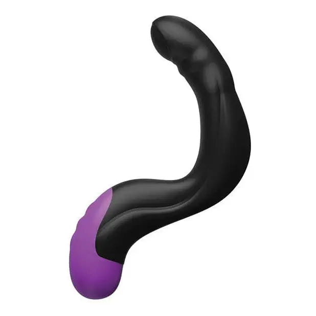 Curved black and purple Anal Fantasy Elite Hyper Pulse P Spot Massager with bulbous end