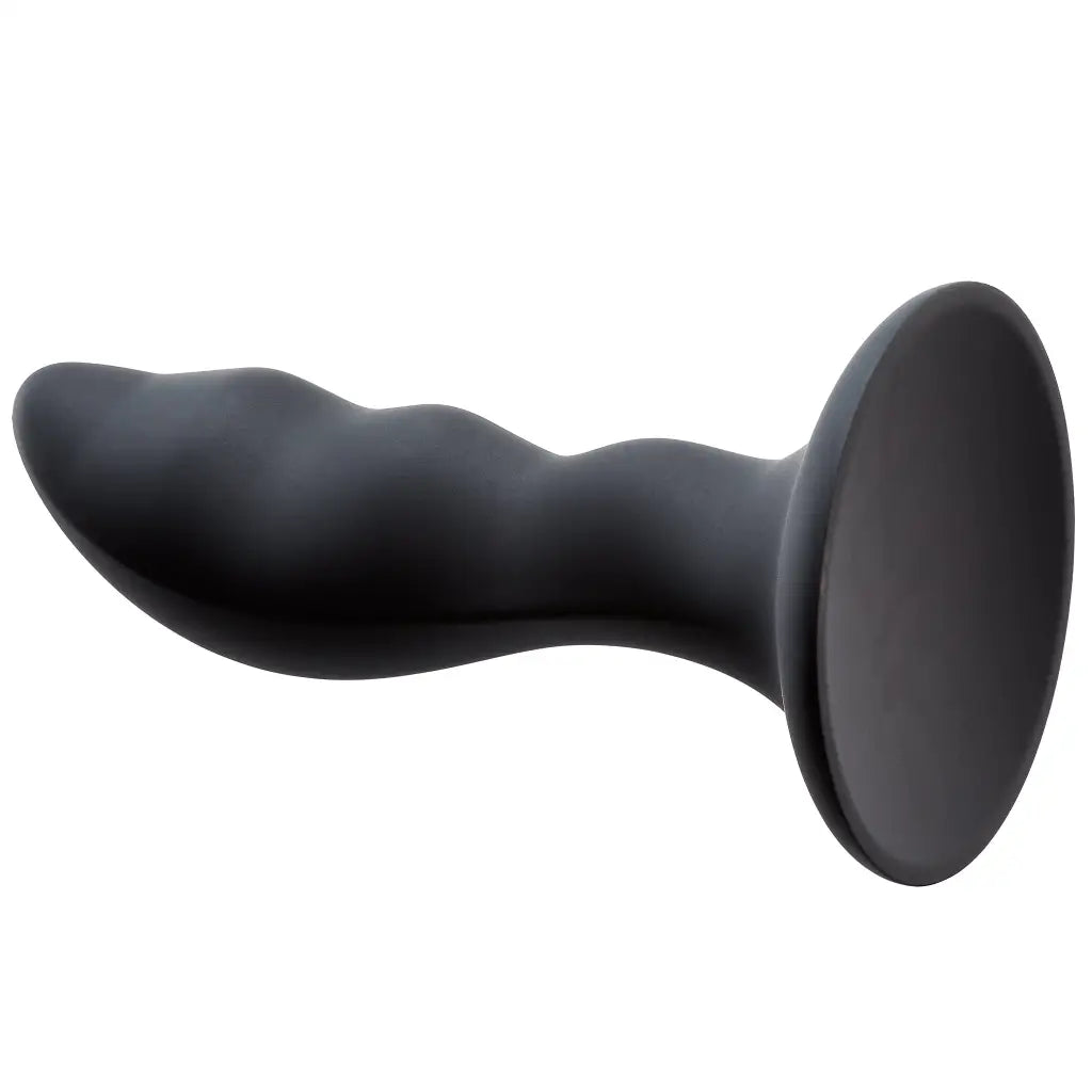 Cloud 9 Anal Play Silicone Ridge - Black - Butt Plug