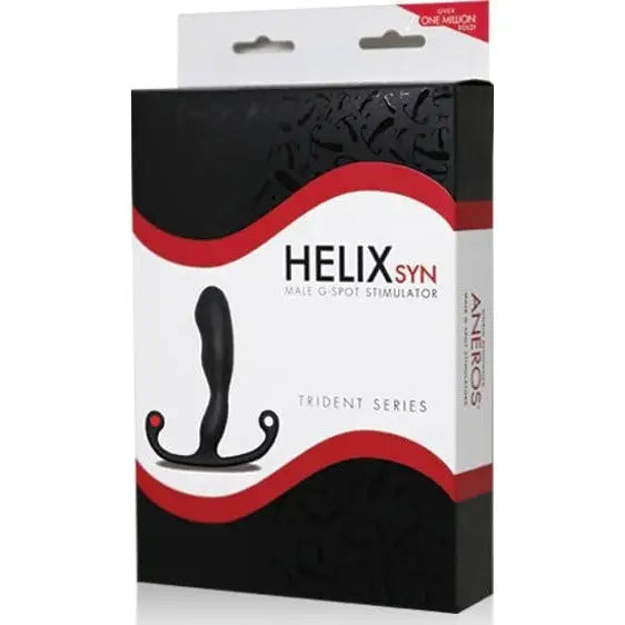 Aneros Prostate Vibrator Aneros Helix Syn Trident Series Prostate Stimulator - Black at the Haus of Shag