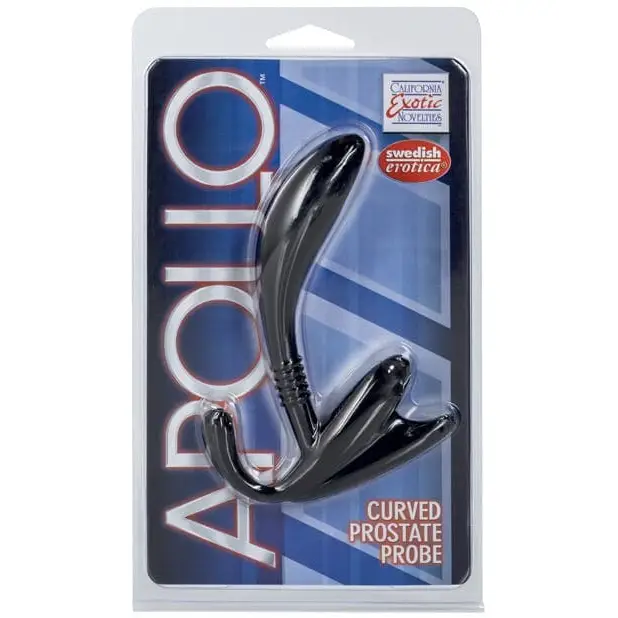 CalExotics Plug Black Apollo Curved Prostate Probe at the Haus of Shag