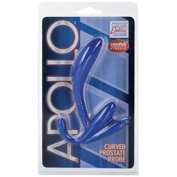 CalExotics Plug Blue Apollo Curved Prostate Probe at the Haus of Shag