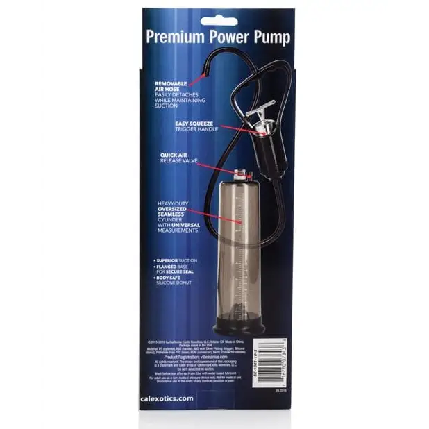 CalExotics Penis Enhancement Apollo Premium Power Pump - Smoke at the Haus of Shag