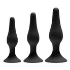 Greygasms Plug Apprentice 3 Piece Silicone Anal Trainer Set at the Haus of Shag