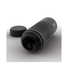 Arcwave Pow Manual Stroker with Suction Control featuring a sleek black and white camera lens