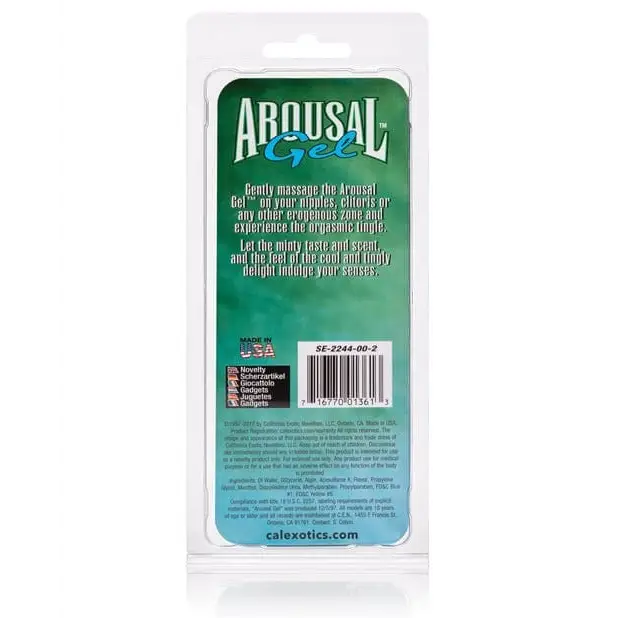 CalExotics Sexual Enhancers Arousal Gel - .25 Oz Mint at the Haus of Shag