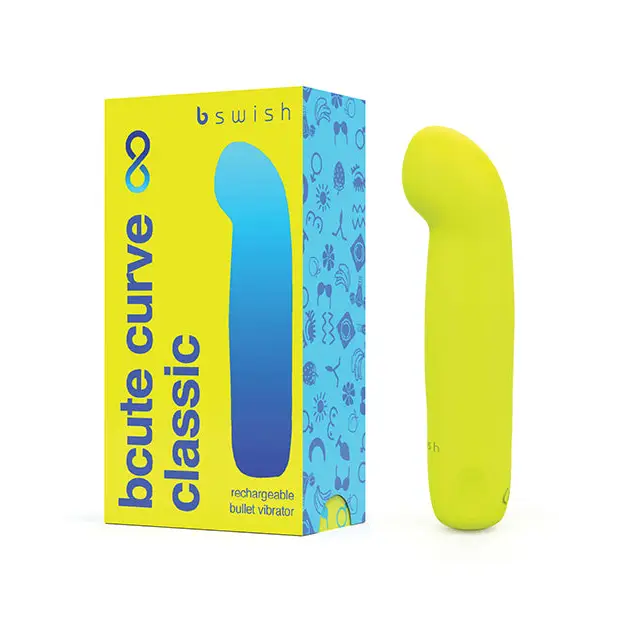 B Swish Bcute Curve Infinite Classic - Yellow - Plain Vibrator