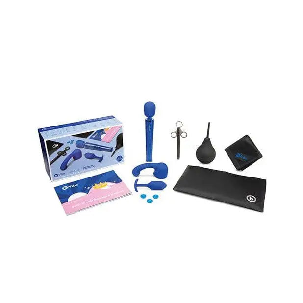 b-Vibe Anal Massage & Education Set showcasing the ultimate hair dryer kit for all-in-one care