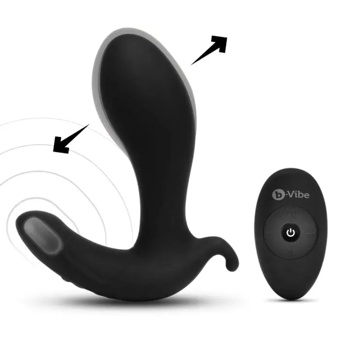 b-Vibe Expand Plug - Black - Powered Butt Plug