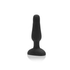 b-Vibe Novice Plug - Vibrating plug, black silicone for comfortable and fun anal play