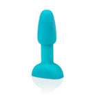 Blue b-Vibe Petite Rimming Plug on a white background, ideal plug petite for beginners