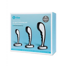 b-Vibe Stainless Steel P-Spot Training Set - Silver - Butt Plug