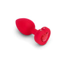 b-Vibe Vibrating Heart Plug - Powered Butt Plug