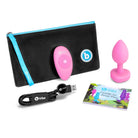 b-Vibe Vibrating Heart Plug - Powered Butt Plug