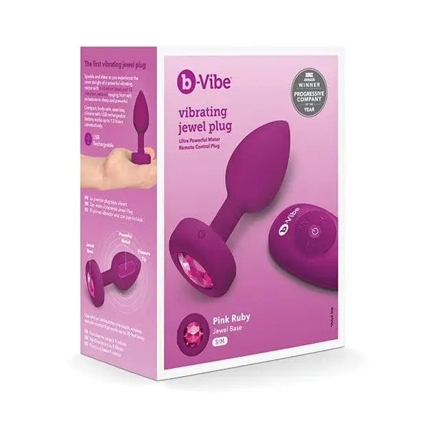 Image of b-Vibe Vibrating Jewel Plug showcasing ’the vie vibrating vibrating device’