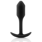 b-Vibe Weighted Snug Plug 1 - 55 Grams with Black Silicone and Smooth Grip Handle