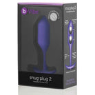 b-Vibe Weighted Snug Plug 2 - 114 Grams vibrating device for enhanced pleasure