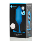 b-Vibe Snug Plug 5 - 350g: Premium Weighted Butt Plug with Vibrating Features