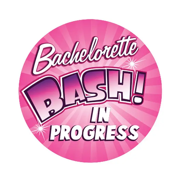 Bachelorette 3’’ Button - Bachelorette Bash In Progress - Party Supplies