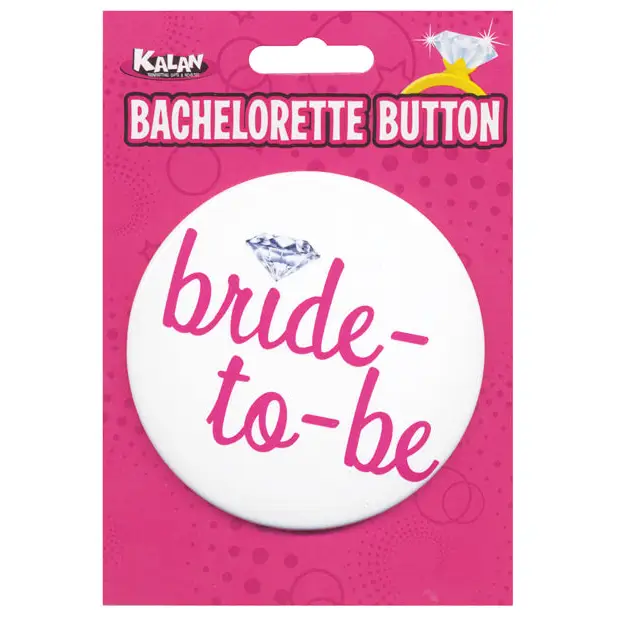 Bachelorette Button - Bride-To-Be - Bachelorette & Party Supplies