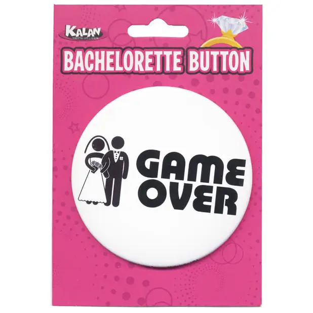 Bachelorette Button - Game Over - Party Supplies