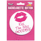 Bachelorette Button - Kiss The Miss Goodbye - Party Supplies