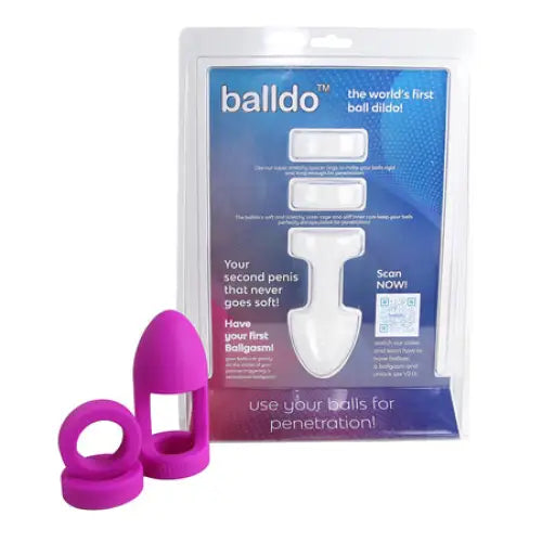 Balldo Set Purple - Realistic Dildo