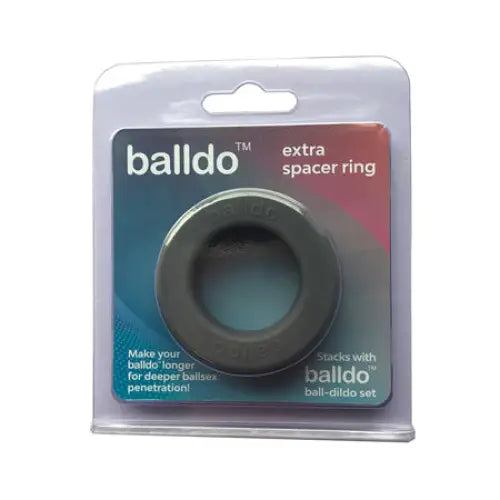 Balldo Single Spacer Ring Steel Grey - Realistic Dildo