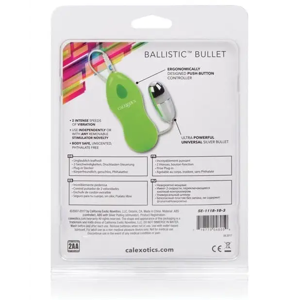 CalExotics Stimulators Ballistic Bullet at the Haus of Shag