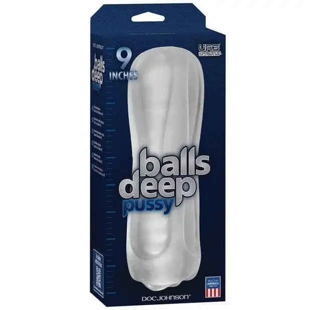 Balls Deep 9” Stroker - Pussy packaging for adult novelty intimate device