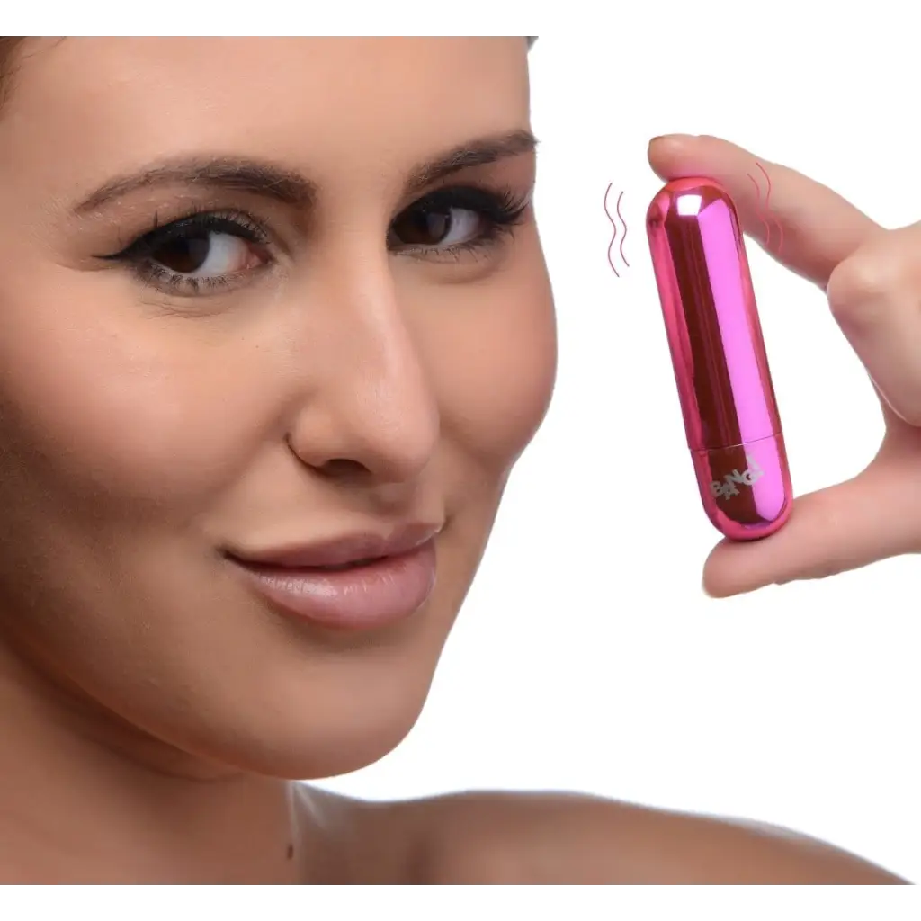 BANG! Bullet Pink BANG! 10x Rechargeable Vibrating Metallic Bullet at the Haus of Shag