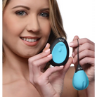 BANG! Egg Vibrator Blue BANG! 10x Silicone Vibrating Egg at the Haus of Shag