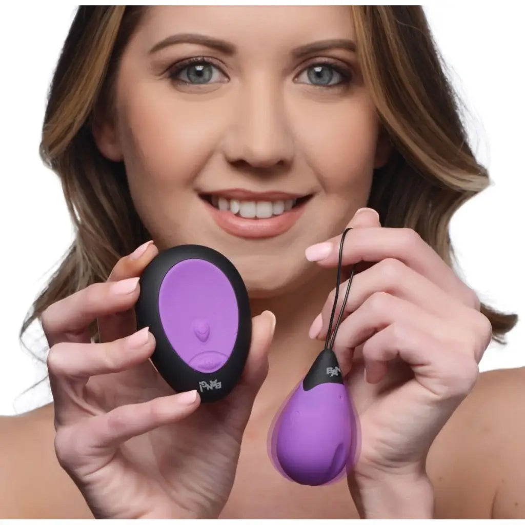 BANG! Egg Vibrator Purple BANG! 10x Silicone Vibrating Egg at the Haus of Shag